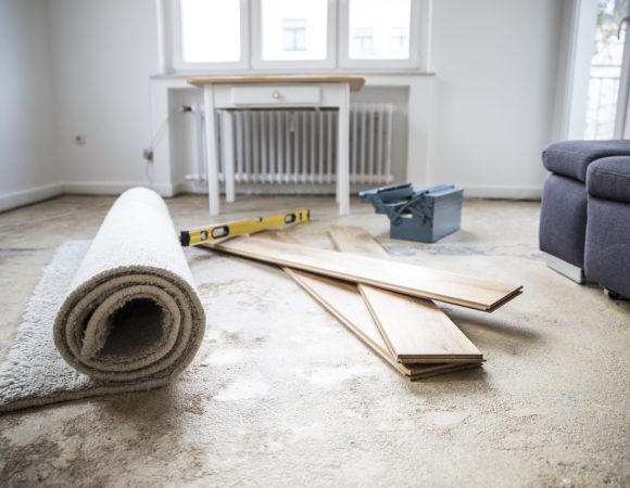 Renovation of a living room