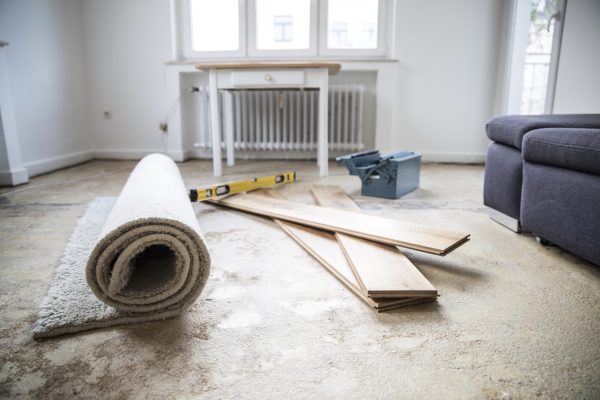 Renovation of a living room